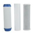 thumbnail image 1 of Cartuchos de repuesto para purificador de agua doméstico Juego de filtros de ósmosis inversa universal de 3 etapas, 1 of 8