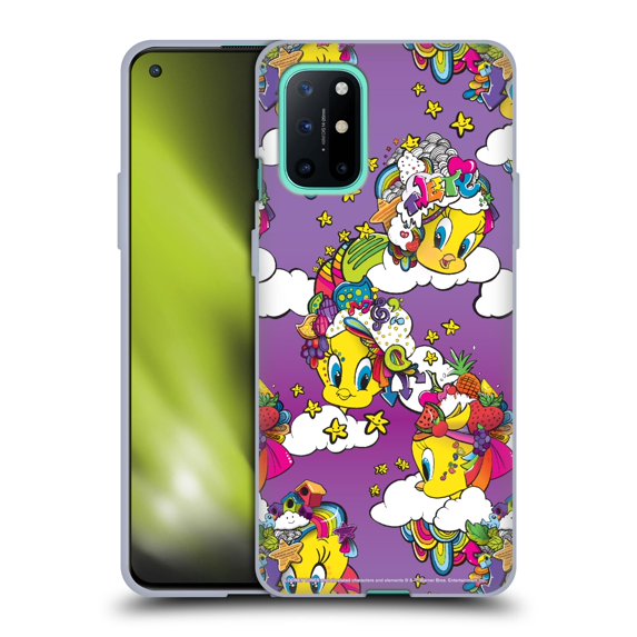 Head Case Designs Officially Licensed Looney Tunes Patterns Tweety Purple Soft Gel Case Compatible with OnePlus 8T 5G
