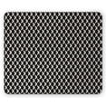 thumbnail image 1 of Modern Mouse Pad, Contemporary Geometric Illustration of Triangular Monochrome, Rectangle Non-Slip Rubber Mousepad, Charcoal Grey Eggshell, by Ambesonne, 1 of 2