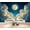 Color 10, variant on Enchanted Forest Wallpaper Full Moon Illuminating Night Sky Fluffy Clouds Peel and Stick Wall Murals 69"H x 96"W Removable PVC Wall Paper Self-Adhesive Wall Paintings for Bedroom Living Room