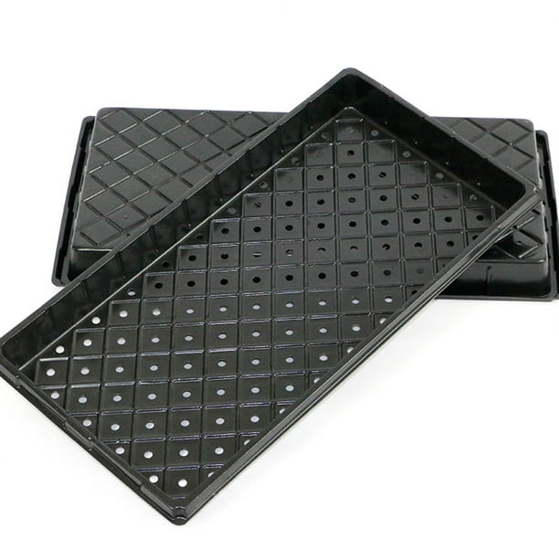 Bandejas para cultivo de plantas, bandejas para vivero de semillas de jardín, bandejas de propagación de plástico, 2 uds.