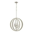 thumbnail image 2 of Elk Home 19-Inch Wide Retro Rings Chandelier, Sandy Beechwood, 2 of 4