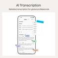 thumbnail image 6 of PLAUD NOTE AI Voice Recorder, App Control, Transcribe & Summarize, 112 Languages, Audio Recorder for Lecture/Meeting/Call, 30H Continious Record, 30g, 6 of 9