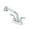 Chrome, variant on Dual-Handle Pull-Out Faucet Stainless Finish for Laundry Sink
