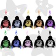 thumbnail image 3 of Sudadera con capucha de estilo hip hop con estampado de letras de estrella para mujer, sudadera de gran tamaño a la moda, jersey retro informal versátil, ropa de calle Y2k, 3 of 4