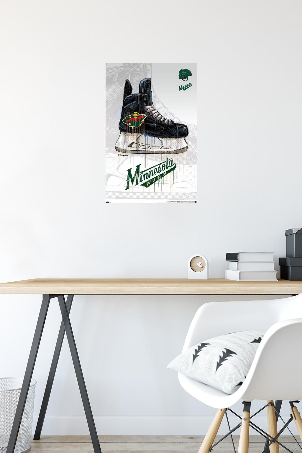 NHL Minnesota Wild - Drip Skate 21 Wall Poster, 14.725" x 22.375"