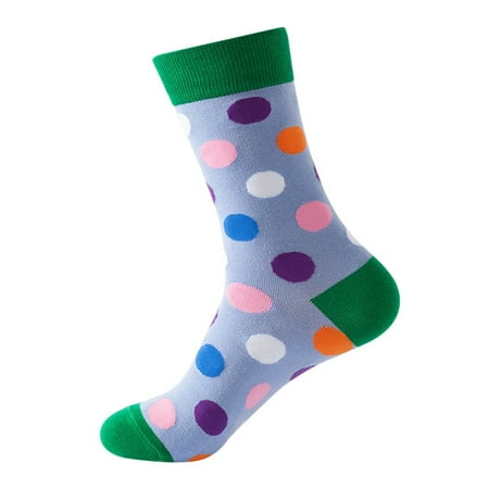 

UDAXB Socks Women s Mid-tube Socks With Thick Polka Dot Mid-tube Socks Winter Sports Socks Half-leg Thermal Socks