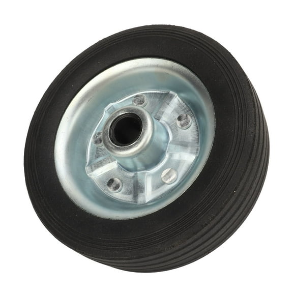 6 Inch Trailer Wheel Replacement, Boat Trailer Jack Wheel Include Hardware, 1200Lbs Load Capacity Black Trailer Tire Wheel Assembly for Trailer Jack Lawnmowers Utility Carts