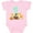 AD-Pink, variant on Inktastic One Years Old with Woodland Animals Boys or Girls Baby Bodysuit
