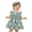 b-785Green363, variant on MEZZALL Summer Baby Girls Dress With Flower Print Sleeveless Dress And Headband Toddler Fashion O-Neck Vacation Dresses