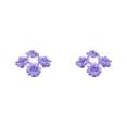 thumbnail image 2 of Guardoinrt 50pcs/set Stunning Bouquets With Soft Texture And Realistic Appearance Natural Looking Fiber Wide Application DIY Purple 4.5cm 2Set, 2 of 6