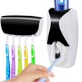 thumbnail image 1 of WAYCOM Dust-proof Automatic Toothpaste Dispenser Toothpaste Squeezer Kit (Black), 1 of 8