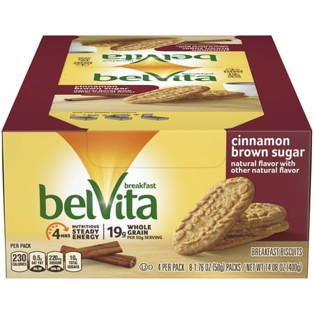 belVita Cinnamon Brown Sugar Breakfast Biscuits, 14.1 (Best Cinnamon Sugar Cookies)