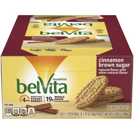 - belVita Cinnamon Brown Sugar Breakfast Biscuits, 14.1 Oz.