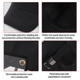 thumbnail image 4 of Fashion Protective Sun Hat Baseball Cap w/ Removable Mask Shield Plastic Protective Cover Anti-fog Splash-proof Sunhat Fishing Beach Travel Hat Safety Protection, 4 of 6