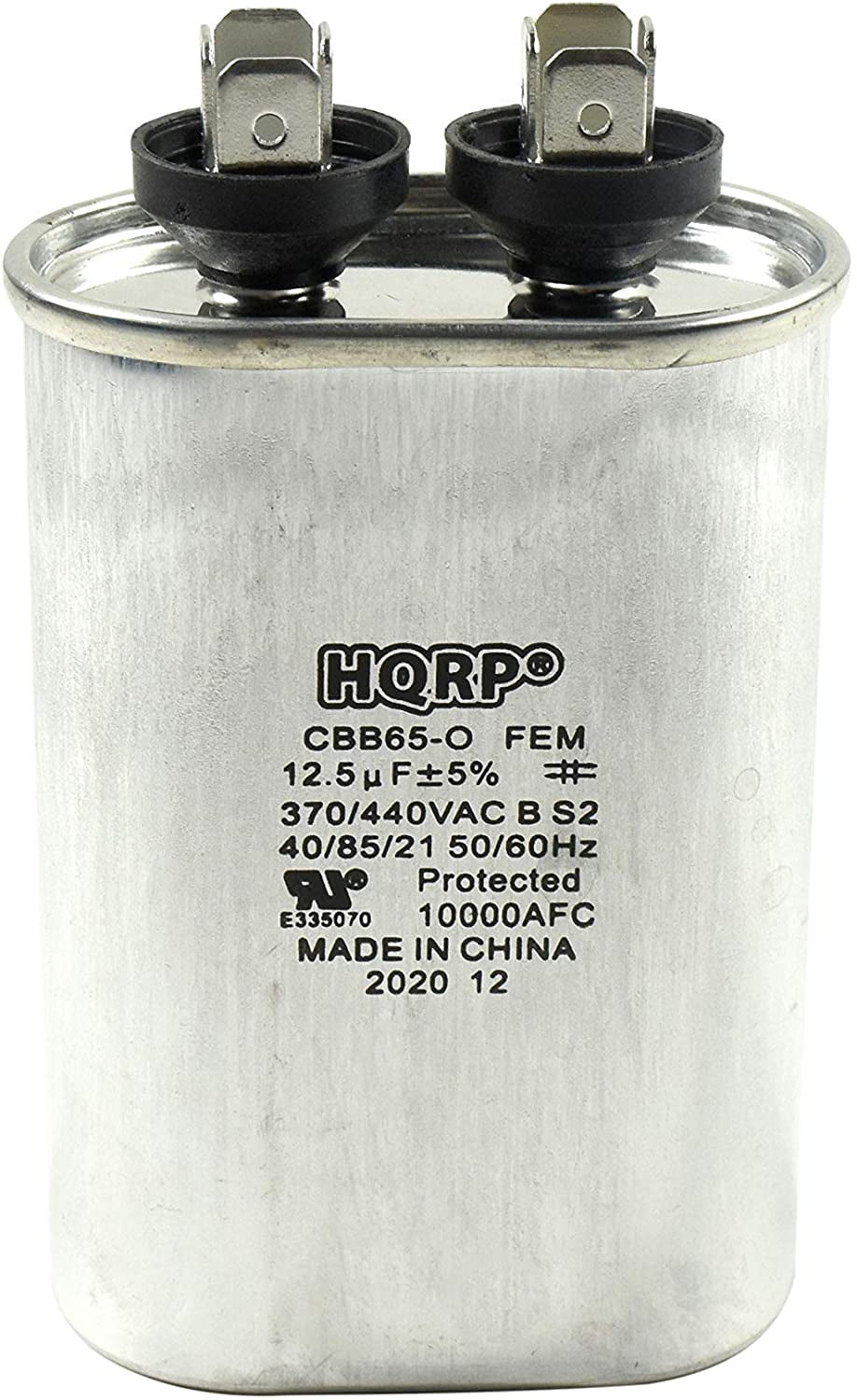 440 VAC Round Run Capacitor BMI 800P606H44P46A4X Made in the USA 60 MFD x 370 