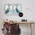 thumbnail image 3 of Stupell Industries Detailed Heron Bird Duo Animals & Insects Painting Gray Framed Art Print Wall Art, 11 x 14, Set of 2, 3 of 9
