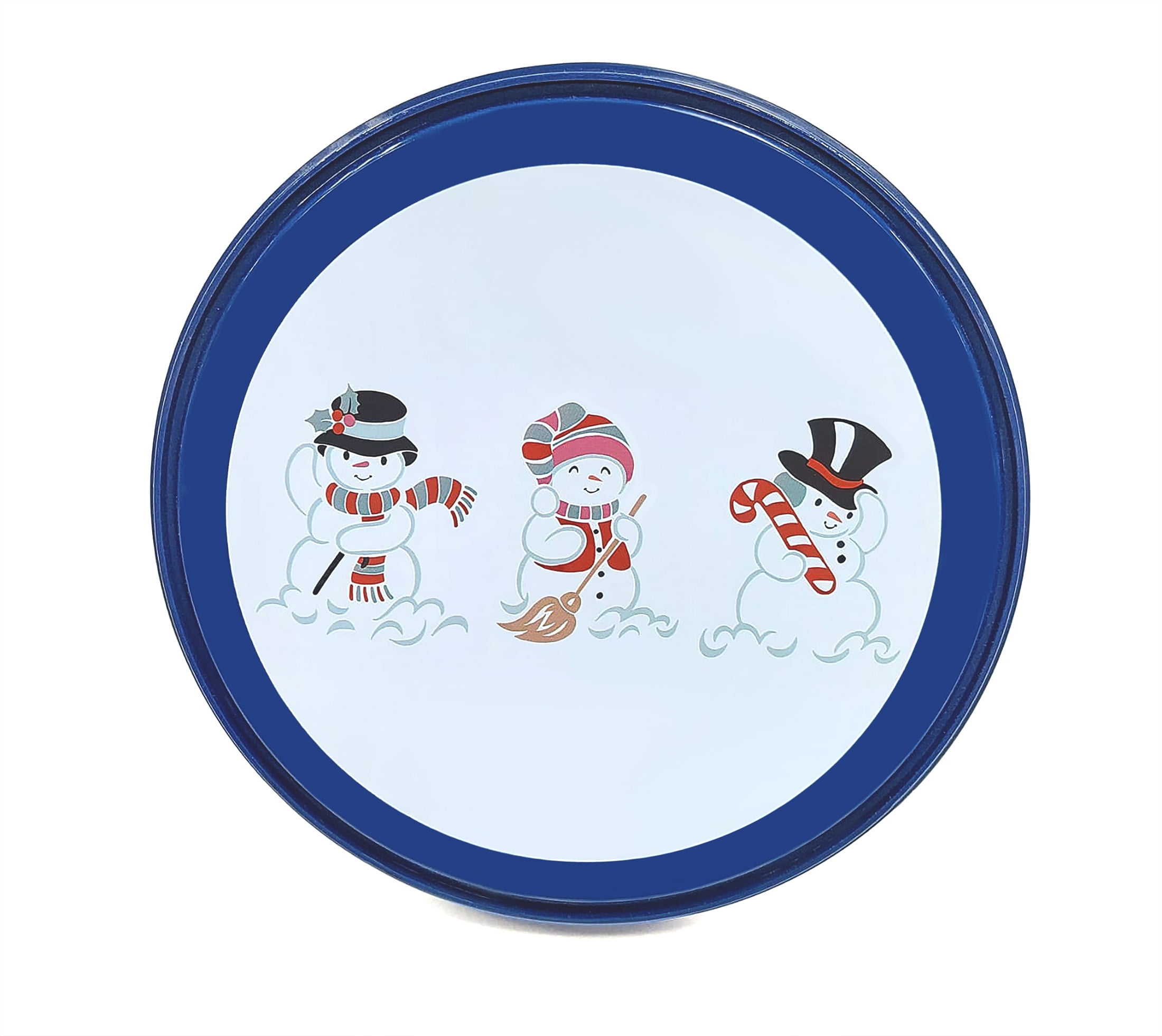 Holiday Time - Brandclub - Holiday Time 2 Pack Round Plastic Blue