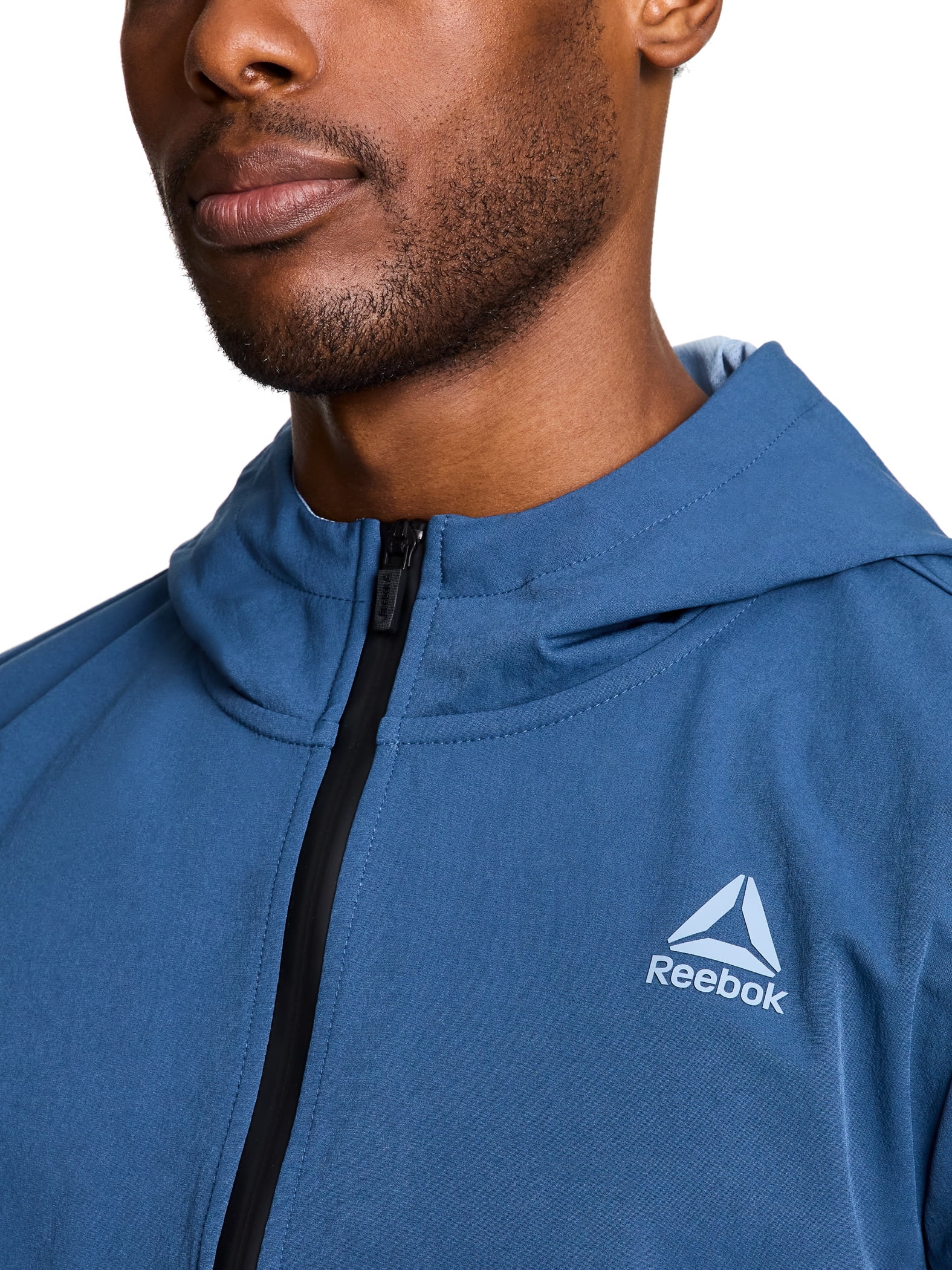 Reebok Men's and Big Men's Ascent Full Zip Woven Jacket, Sizes S