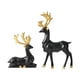 thumbnail image 2 of Monstrate de reno navideño, materiales de resina para un encanto duradero, elección de regalo, estilo único, exquisito Decoración del hogar negro, 2 of 6