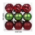 thumbnail image 6 of 18PCS 6CM Christmas Ornaments Set Shatterproof Christmas Tree Hanging Balls Pendants Decorative for Home Holiday Christmas Decoration Indoor, 6 of 6