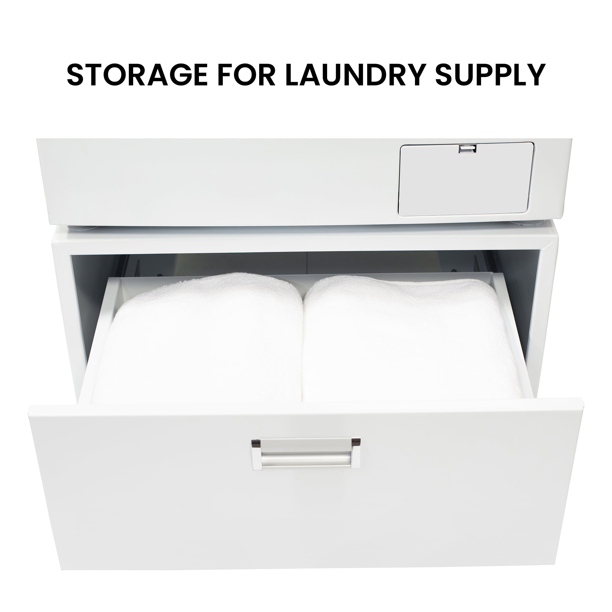 Equator All-in-One Washer Dryer VENTED-DRY 30% FASTER than Condense 15lb 110V with Pedestal, Child Lock and Adjustable Legs