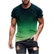 thumbnail image 1 of Mens Casual Pantalones Cortos Raya Impresión Suéter Fitness Deportes Camiseta, Poliéster Cuello Redondo Blusa para Al Aire Libre, Diario Y Primavera Verano Desgaste, 1 of 5