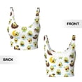 thumbnail image 5 of Lsque Funny Avocado In Mexican Clothes Printed Women'S Sports Bra, Compression, Moisture Wicking, High-Impact Sports Bra For Women,Supportive sports bra-X-Large, 5 of 9