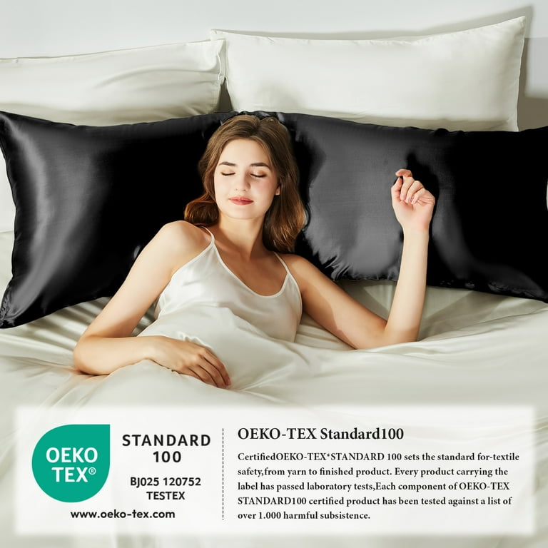 THXSILK 25 Momme Silk Body Pillowcase, Luxury Silk Body Pillow