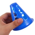 thumbnail image 3 of OULII 50 Pcs Cônes d'Agilité PVC Rouge Cônes Doux pour Fournitures de Patinage à Roulettes, 3 of 8