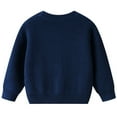 thumbnail image 6 of Gubotare School Sweaters for Boys Girls Sweaters Kids Crewneck Long Sleeve Pullover Sweater Tops Size 5T 6T (Navy,5-6 Years), 6 of 9