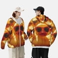 thumbnail image 4 of Balery Sunglasses Yellow Duck Sudadera ligera de manga larga con capucha y protección solar UPF 50+ para hombre y mujer, ideal para pesca y running-Small, 4 of 7