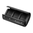 thumbnail image 1 of Estuche de viaje para reloj de cuero Caja para un reloj para hombres y mujeres, 3 ranuras, negro, 1 of 6