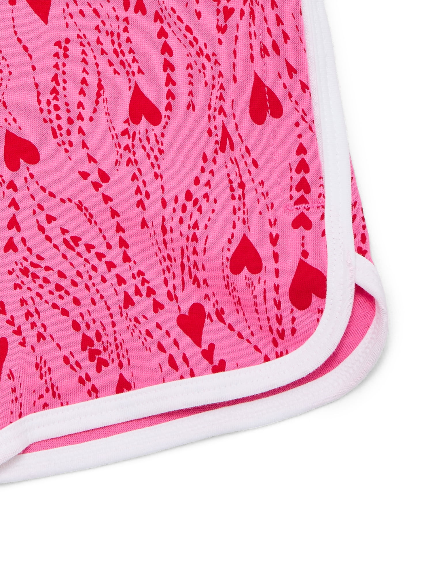 Wonder Nation Girls Dolphin Hem Shorts, Sizes 4-18 & Plus