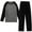 Z1 Black, variant on PUYAHG Pajamas for Mens Long Sleeved Round Neck Thin Home Tops Plus Size Loose Fit Furnishing Man Sleepwear Black,L