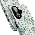 thumbnail image 2 of Whale Shark Sea Life Line Art Phone Case for iPhone 11/12/13/14/15/16 Mini Pro Max Plus – Dual Layer Protective Ocean Design Cover, Cream Background, 2 of 6
