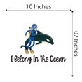 thumbnail image 4 of Boys I belong in the Ocean Cute Sports Wall Decal Decoration Ocean Lovers Motivational Quote Wall Decal Lasts Years and Easily Removable - Size: 10 In(W) x 10 In(H), 4 of 5