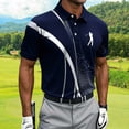 thumbnail image 5 of Zysthvn Polo Mens Shirts Summer Athletic Golf Mens T Shirts Printed Turn Down Collar Short Sleeve Shirts, 5 of 5