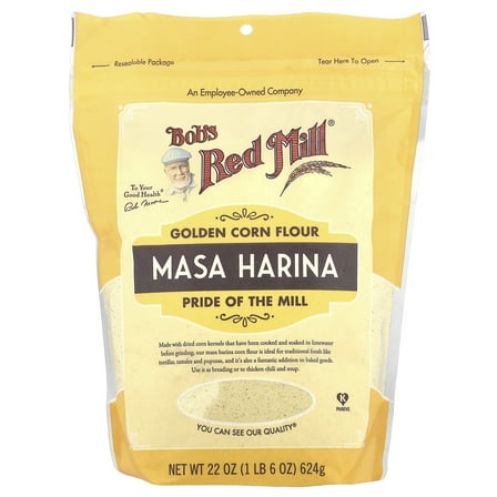 Bob's Red Mill Golden Masa Harina Corn Flour, 22 oz