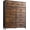 12-Brown, variant on Simenmax 8-Drawer Fabric Dresser, Tall Vertical Chest of Drawers with Raised Shelf, Heavy-Duty Metal Frame Storage Tower with Fabric Bins for Closet, Hallway, Entryway,Brown