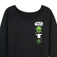 thumbnail image 3 of Star Wars - The Mandalorian Mando Icons  - Wo Men's French Terry Long Sleeve Pullover, 3 of 5