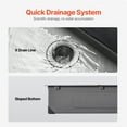 thumbnail image 6 of KFFKFF 25-inch Workstation for Kitchen Sink, Top-Mounted Single Bowl Basin in 304 Stainless Steel, Comes with Accessories, Ideal for RV, Prep Kitchen, and Bar, Dishwasher-Friendly Household Sink, 6 of 8