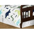 thumbnail image 2 of Sweet Jojo Designs Mod Dinosaur Blue and Green Toddler Bed Comforter 5 Piece Bedding Set, 2 of 4