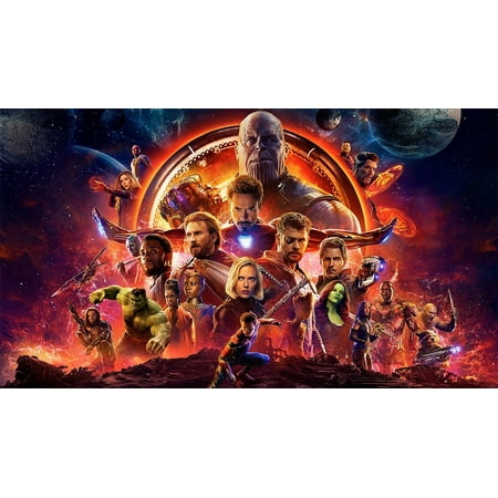 Avengers Infinity Wars Edible Frosting Image 1/4 Sheet