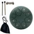 thumbnail image 3 of up to 65% off PEONAVET Outdoor Rain Drum Outdoor Rain Play Steel Tongue Drum 11.4cm 14 Tones Drum With Drumsticks And Music Book Handpan Meditation Drum For Garden Meditation, 3 of 5