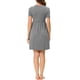 thumbnail image 3 of INSPIRAR CHIC Vestido de Noche para Mujeres Pijamas de Dormir Camisón de Cuello en V Profundo Bata de Noche M Gris, 3 of 5