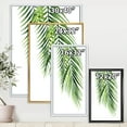 thumbnail image 4 of Designart 'Tropical Palm Branches' Tropical Framed Canvas Wall Art Print, 4 of 5