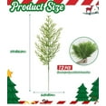 thumbnail image 2 of Pakyozj 72PCS Artificial Pine Branches, Spring Greenery Stems Faux Pine Branches, Fake Christmas Pine DIY Cedar Picks for Holiday Garland Wreath Vase Craft Home Kitchen Garden Decorations, 2 of 7