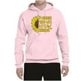 thumbnail image 2 of Wild Bobby, I'm Sunshine Mixed With A Little Hurricane , Inspirational/Christian, Unisex Graphic Hoodie Sweatshirt, Light Pink, Small, 2 of 5