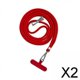 thumbnail image 1 of Cordón del teléfono,Cordón para teléfono Nylon Universal ajustable,Correa para el cuello del teléfono Almohadilla de seguridad desmontable,Correa de seguridad para teléfono 2 piezas, 1 of 9